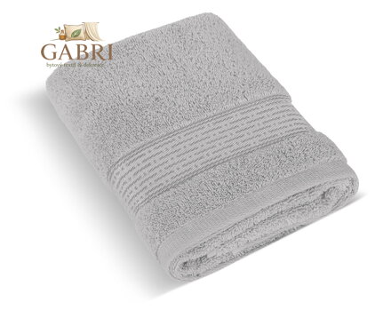Froté osuška 70x140cm proužek 450g šedá