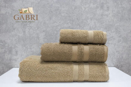 Froté osuška VIOLKA 70x140cm 450g béžová