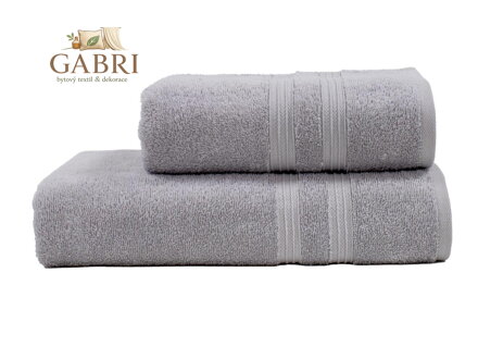 Froté osuška VIOLKA 70x140cm 450g světle šedá