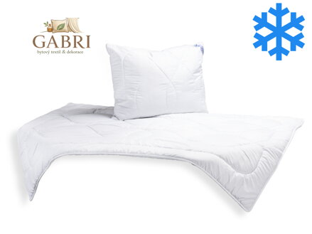 Zimní SET AntiStress, přikrývka 140x200cm 1300g + polštář 70x90cm 900g UNICO zip