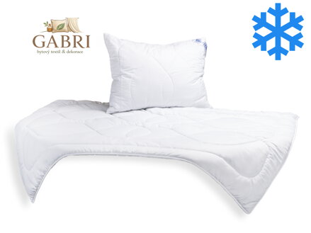 Zimní SET Luxus Plus, přikrývka 140x200cm 1300g + polštář 70x90cm 900g UNICO zip