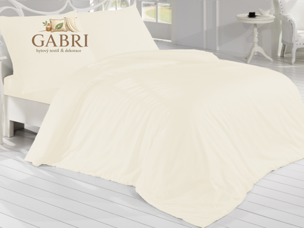 Saténový povlak na polštář 30x40cm smetanový