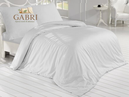 Saténový povlak na polštář světle šedý