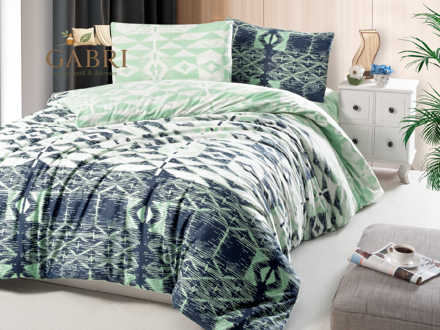 Krepový povlak na polštář Nemo green