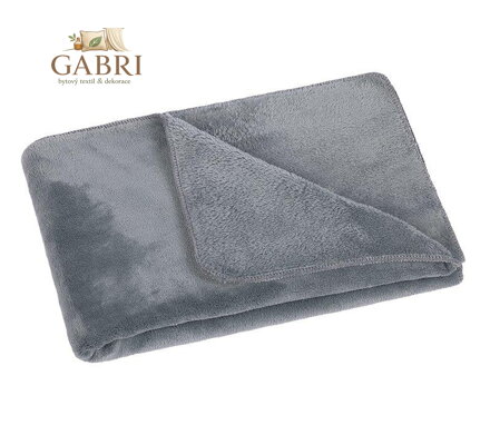 Dětská micro deka 75x100 cm šedá