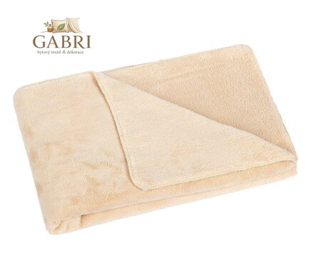 Dětská micro deka 75x100 cm béžová