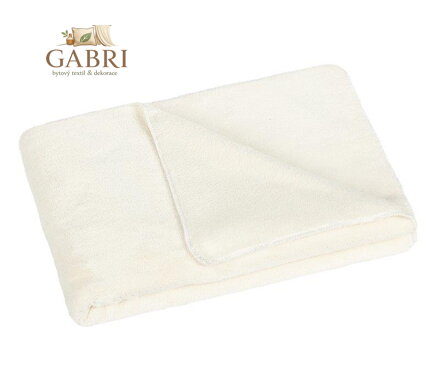 Dětská micro deka 75x100 cm bílá