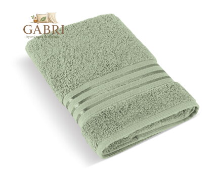 Froté osuška Linie 70x140cm 500g zelená