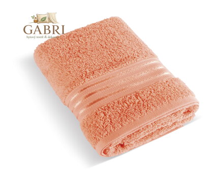 Froté ručník Linie 50x100cm 500g lososový
