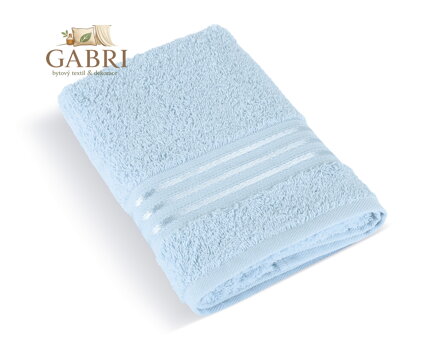 Froté ručník Linie 50x100cm 500g světle modrý