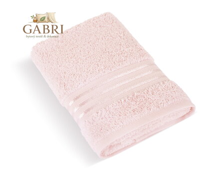 Froté ručník Linie 50x100cm 500g světle růžová