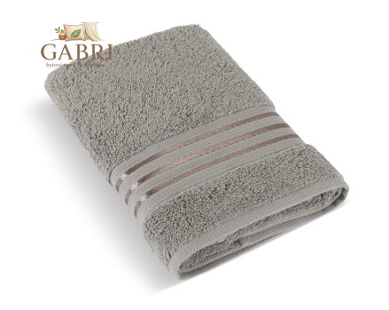 Froté ručník Linie 50x100cm 500g tmavě šedá