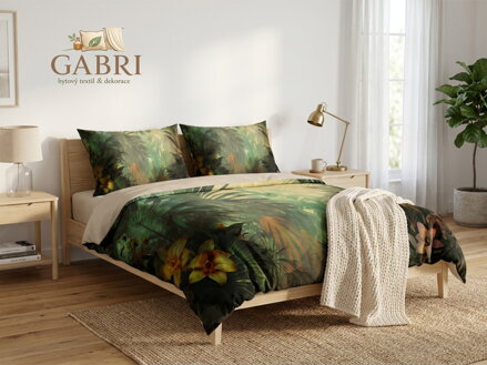 Moderní 3D povlečení 140x200, 70x90 Jungle