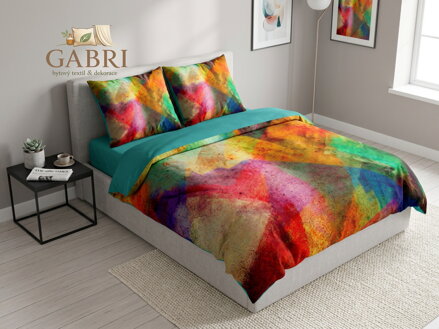 Moderní 3D povlečení 140x200, 70x90 Colorful