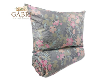 Prodloužené povlečení bavlna 140x220, 70x90cm Sarah pink