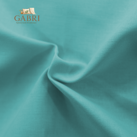 Napínací prostěradlo bavlněné 90x200cm tyrkysové