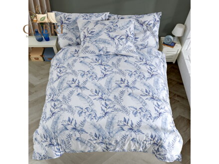 Bavlněný povlak na polštář Lucy modrá