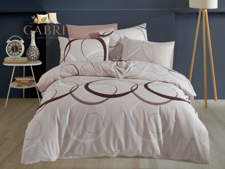 Povlečení francouzské bavlna 200x200,70x90 Toronto beige