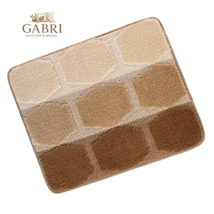 Předložka před WC 60x50cm Plástev béžová