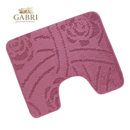 Předložka před WC 60x50cm Růže lila