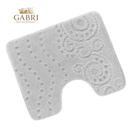 Předložka před WC 60x50cm Ornament šedý