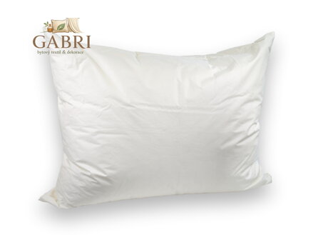 Péřový polštář CLASSIC 70x90 cm 1100 g krémový