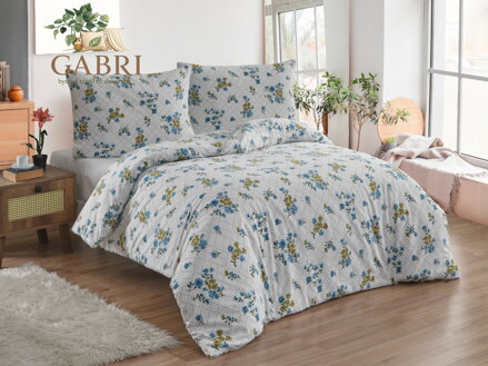 Povlečení francouzské bavlna 240x220,70x90 Olivie blue