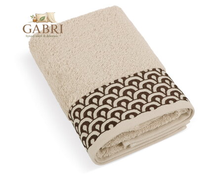 Froté ručník Krajka 50x100cm 500g béžová