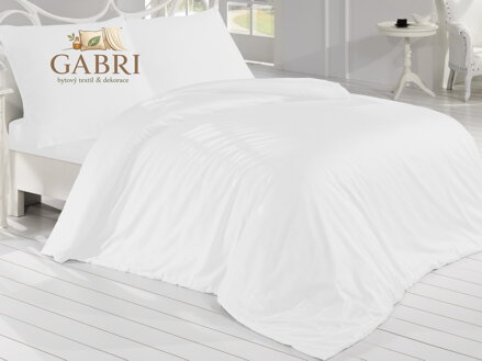 Saténový povlak na relaxační polštář bílý