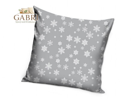 TipTrade Vánoční povlak Sněhové Vločky 40x40 cm