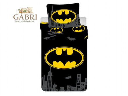 Povlečení Batman The Emblem 140x200, 70x90 cm