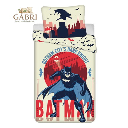 Povlečení Batman Gotham´s Knight 140x200, 70x90 cm