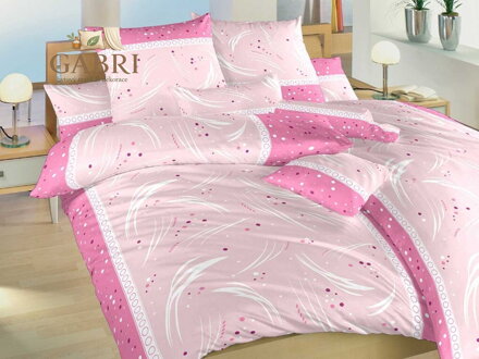 Dadka Povlečení krep Galaxie starorůžová 140x200, 70x90 cm