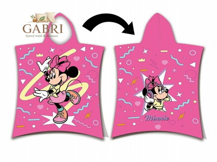 Pončo Minnie Sparkle 50x115 cm