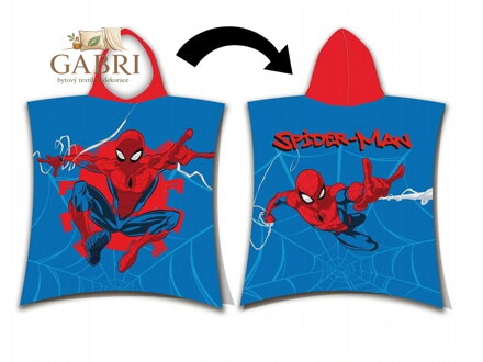 Pončo Spider-man Webshot 50x115 cm