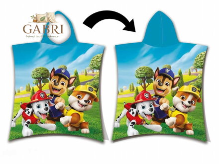 Pončo Paw Patrol PP643 50x115 cm