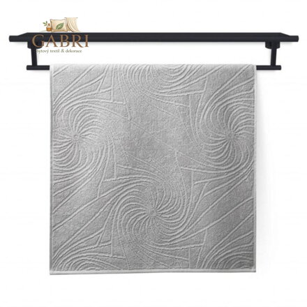 Veba Ručník Grand Grafico světle šedý 50x100 cm