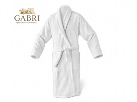 Župan froté šálový XL bílý Praktik