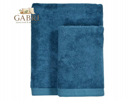 Bambusový ručník ARIA petrolejový 50x100 cm