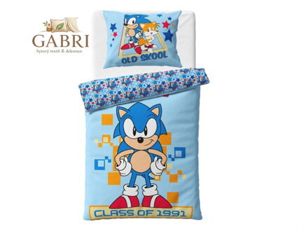 Povlečení Ježek Sonic Class Of 1991 140x200, 70x90 cm