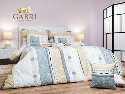 Dadka Povlečení flanel Ateliér béžový 140x200, 70x90 cm