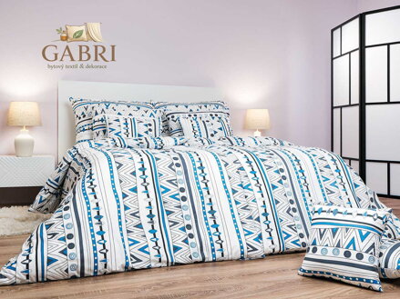 Dadka Povlečení bavlna Indián denim 140x200, 70x90 cm