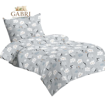 Jahu Povlečení mikroflanel Ovečka 140x200, 70x90 cm