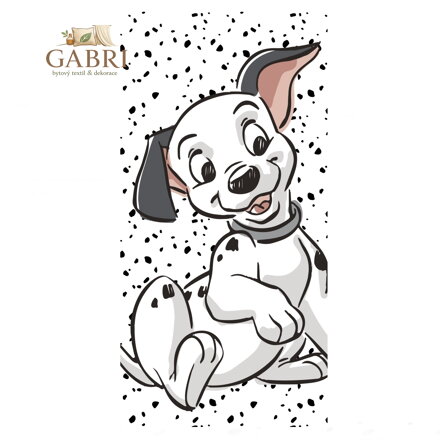 Jerry Fabrics Osuška 101 Dalmatinů Lucky 70x140 cm