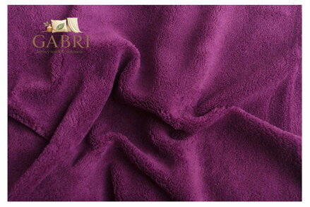 Svitap Prostěradlo mikroflanel tmavě fialová 90x200x20 cm