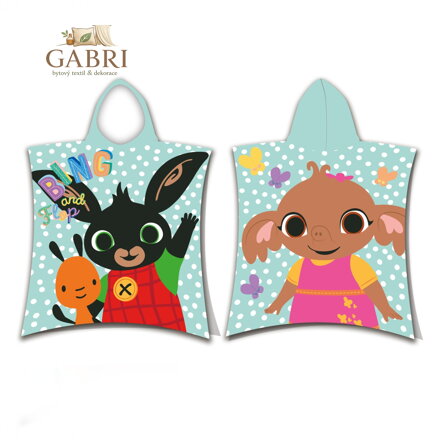 Jerry Fabrics Pončo Králíček Bing 50x115 cm