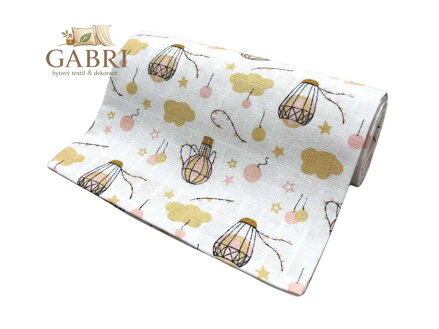 PREM INTERNACIONAL Tetra osuška 90x100 cm Růžové nebe (balení 1 ks)