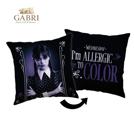 Jerry Fabrics Polštářek Wednesday Color 40x40 cm