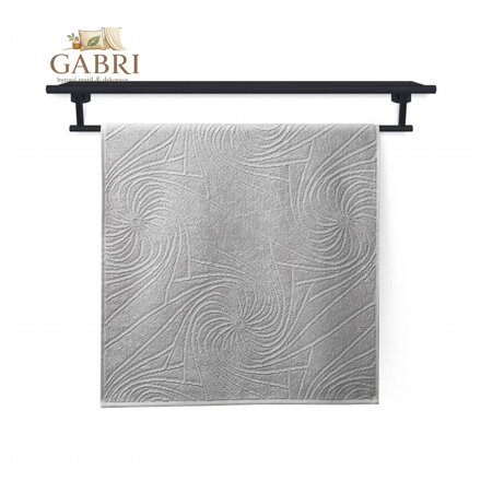 Veba Osuška Grand Grafico světle šedá 70x140 cm