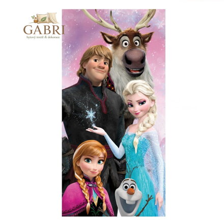 Jerry Fabrics Osuška Frozen Family 04 70x140 cm